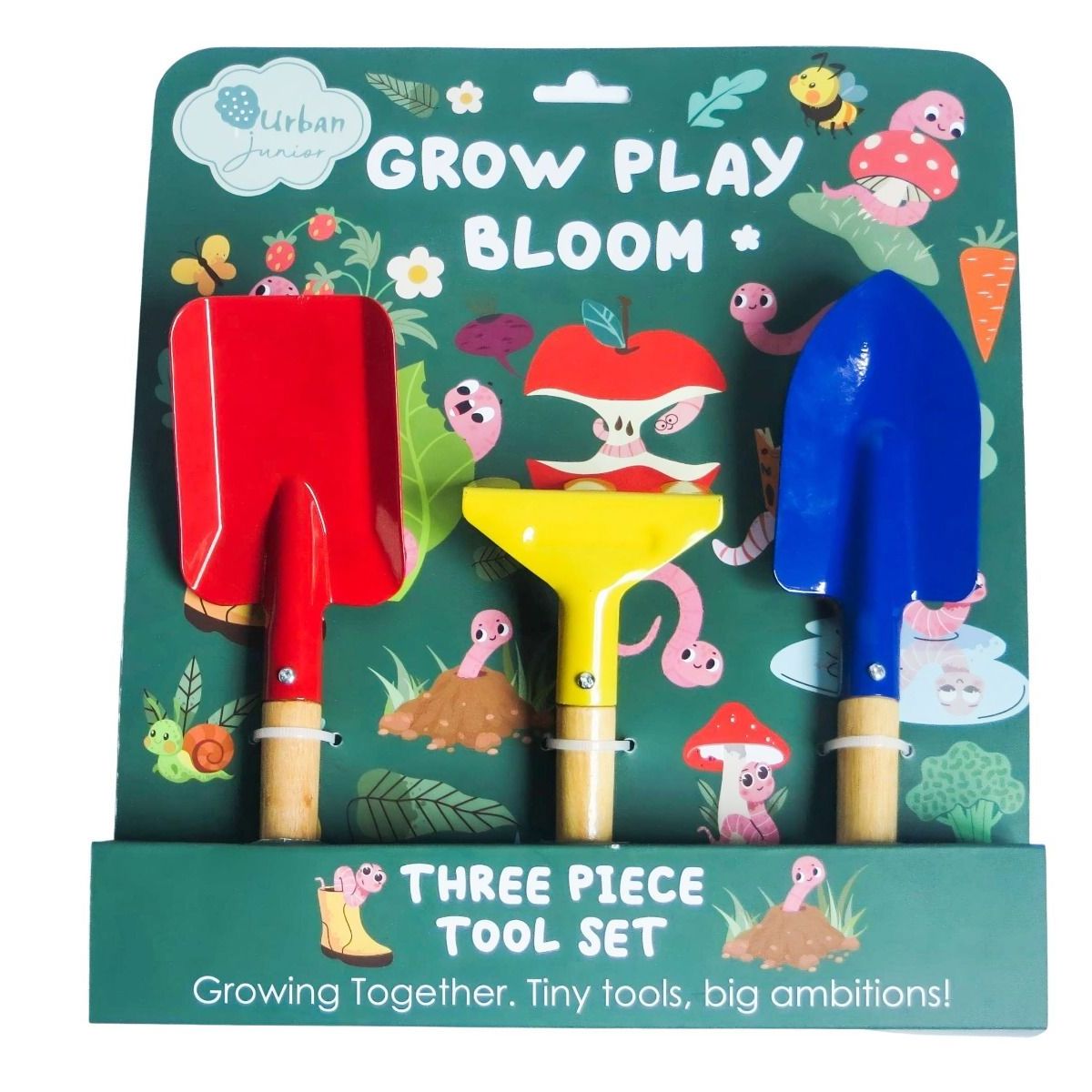 3 Piece Children's Gardening Tool Set Kids Gardening Tools Urban Products