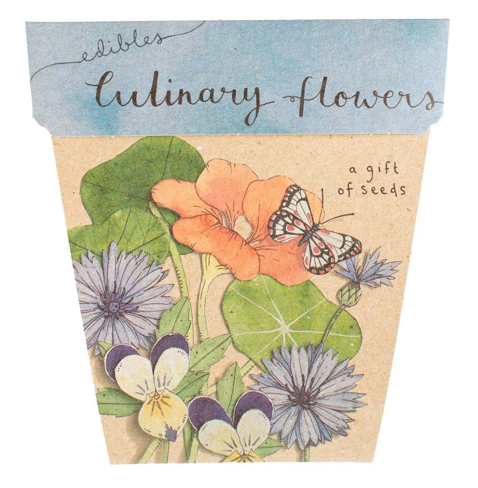 A Gift of Seeds - Culinary Flowers Seeds Sow 'n Sow