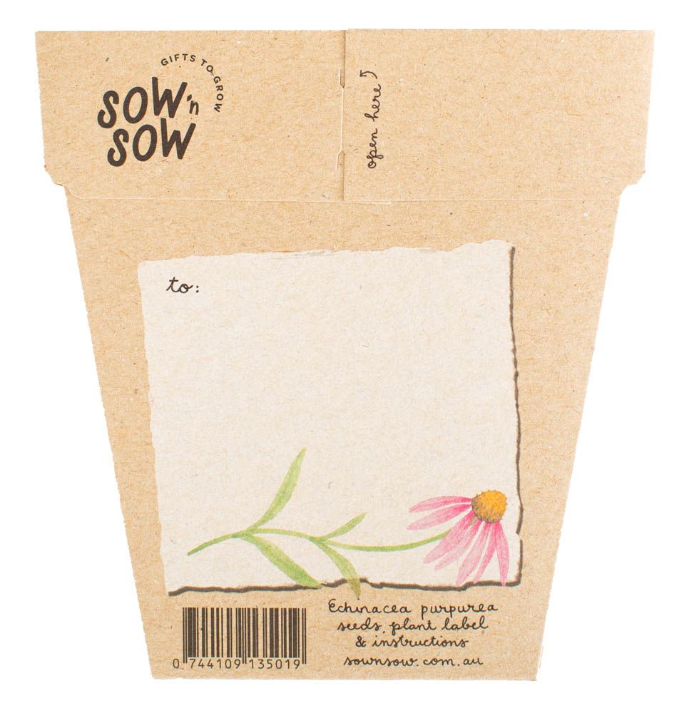A Gift of Seeds - Echinacea Seeds Sow 'n Sow