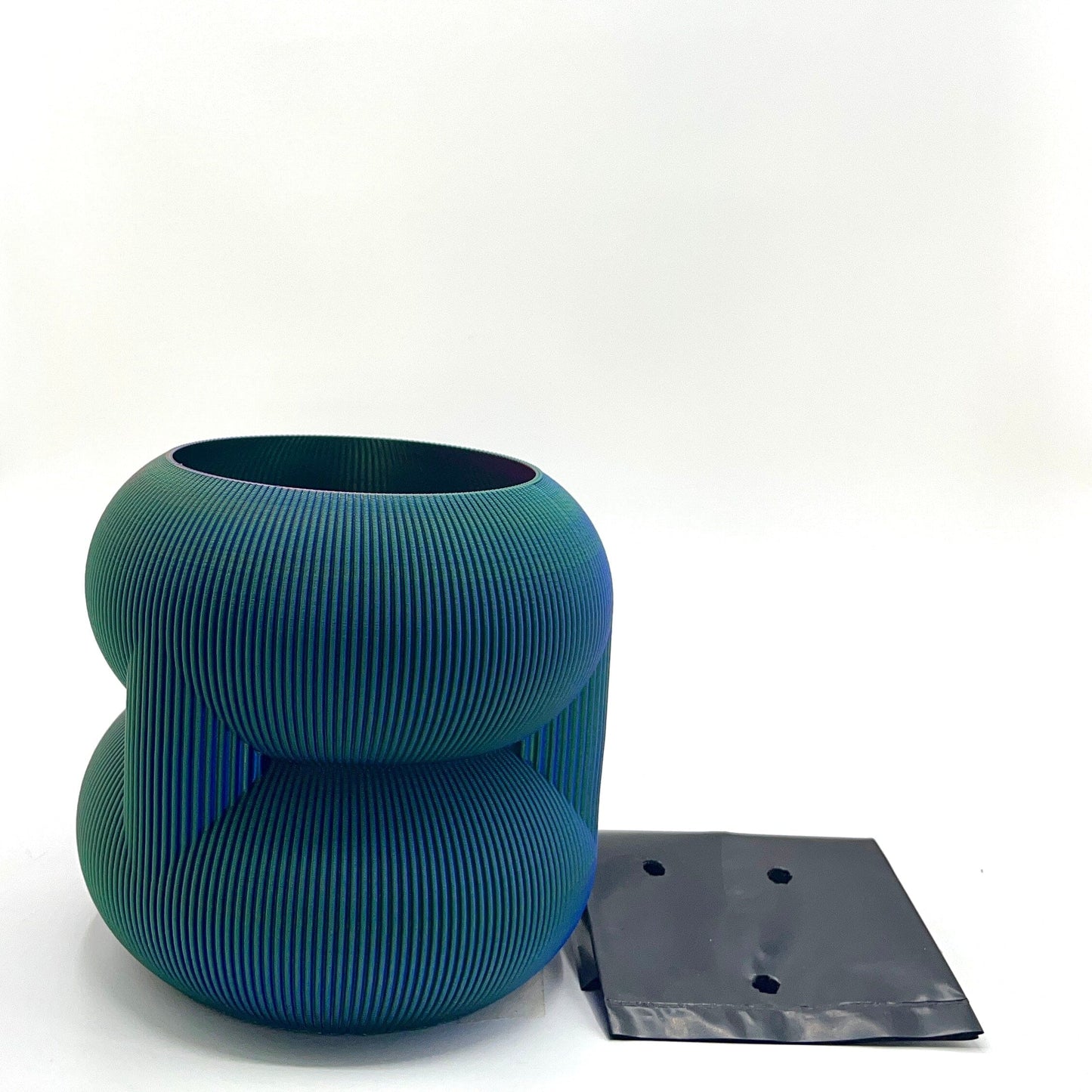 Arawari Vase Tricolour - Blue, Green & Pink Plant pot My Store