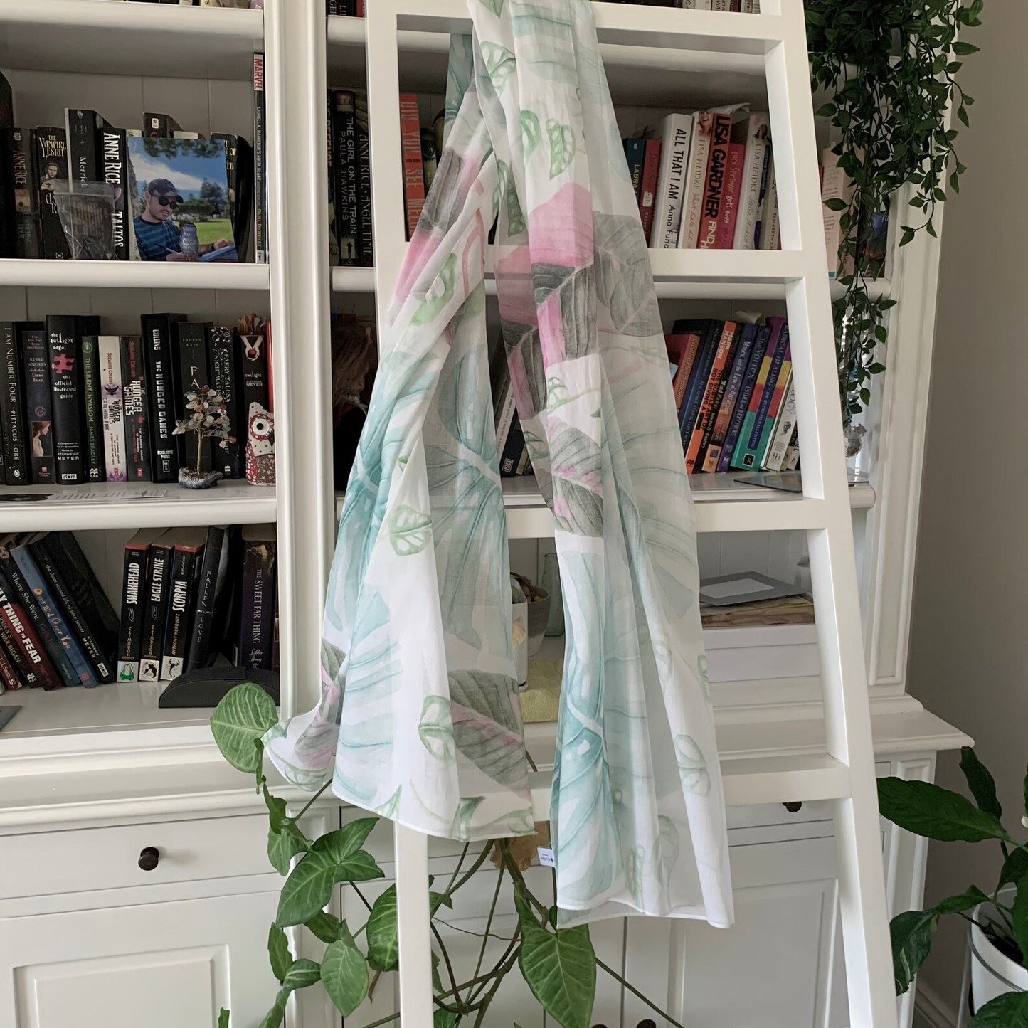 Botanical Print Cotton Scarf Scarf Hayley Morgan - Art Botanic