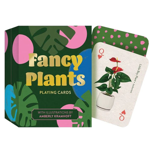 Fancy Plants Playing Cards Deck of Cards Beaglier Books