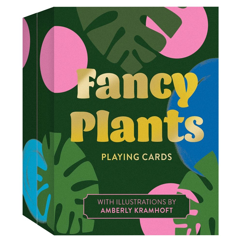 Fancy Plants Playing Cards Deck of Cards Beaglier Books
