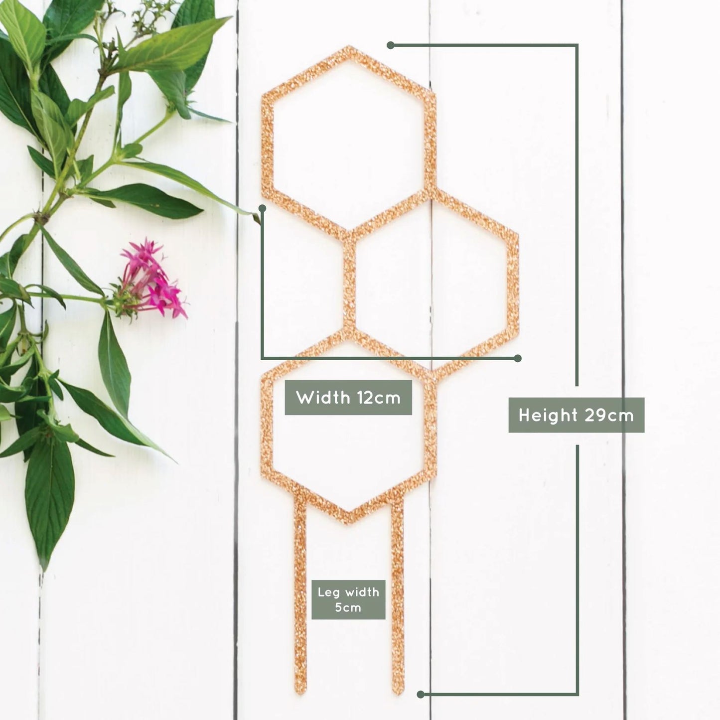 Honey's Glitter Pollen Plant Climber - Pink Plant Climber Honey's Plant Climbers