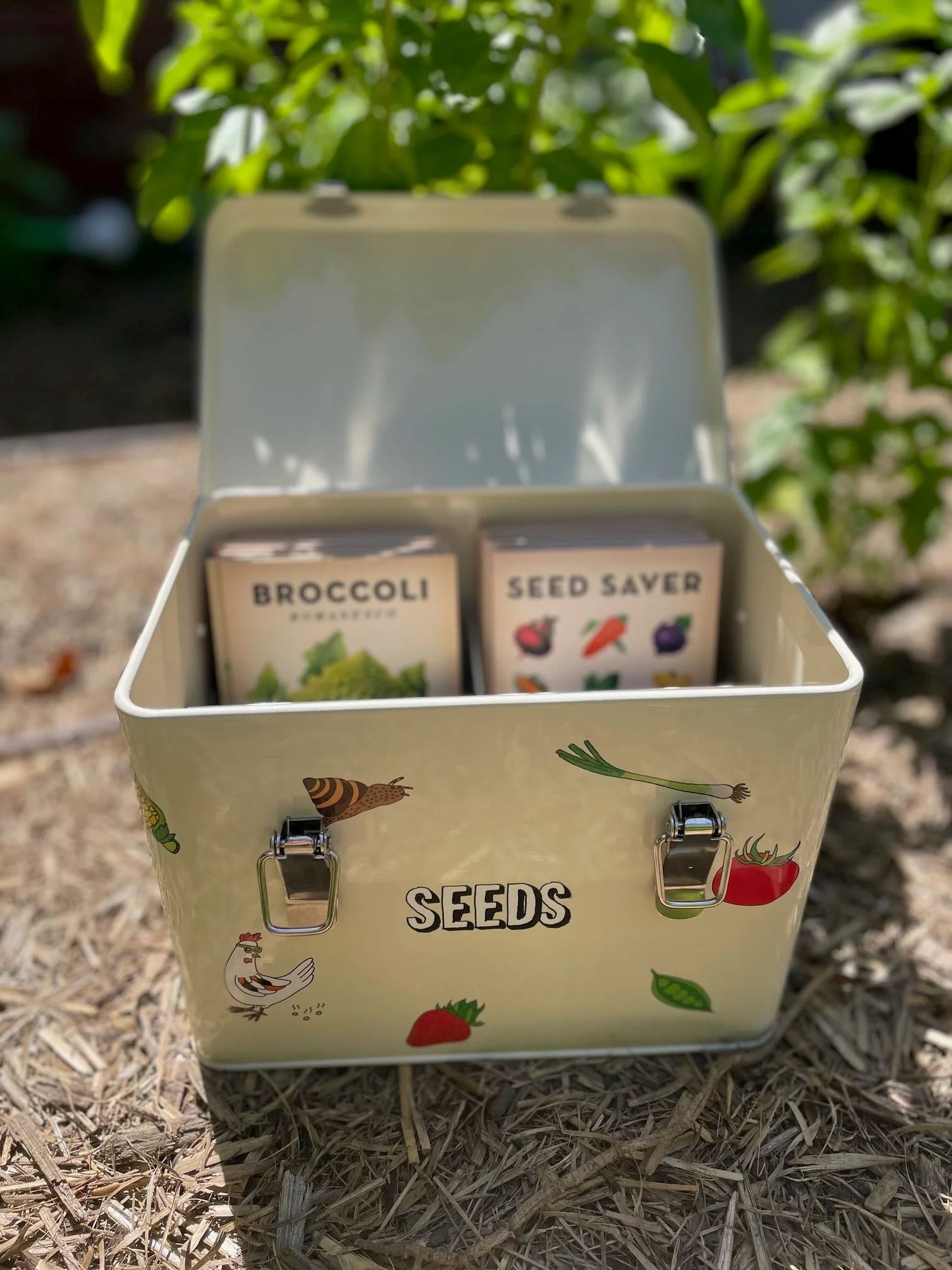Little Veggie Patch Co Seed & Storage Tin Seed Storage Tin The LIttle Vege Patch Co