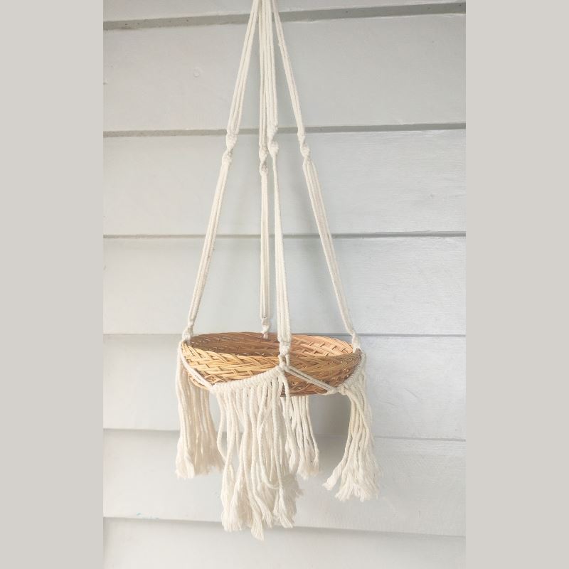 Macrame Hanging Basket Macrame Hanging Planter Plant Folk