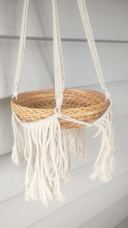 Macrame Hanging Basket Macrame Hanging Planter Plant Folk