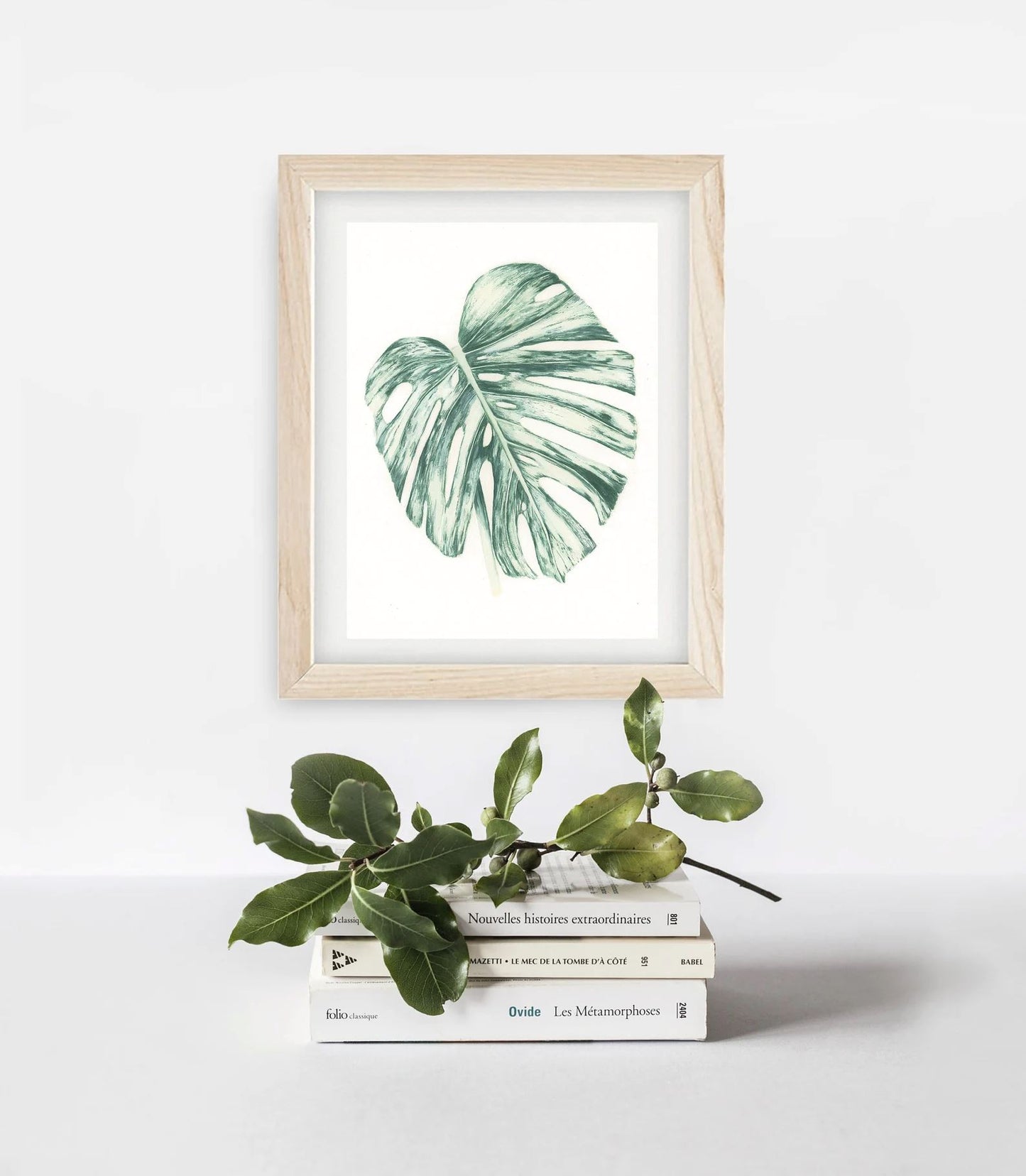 Monstera Leaf Print Print Plant Folk Store