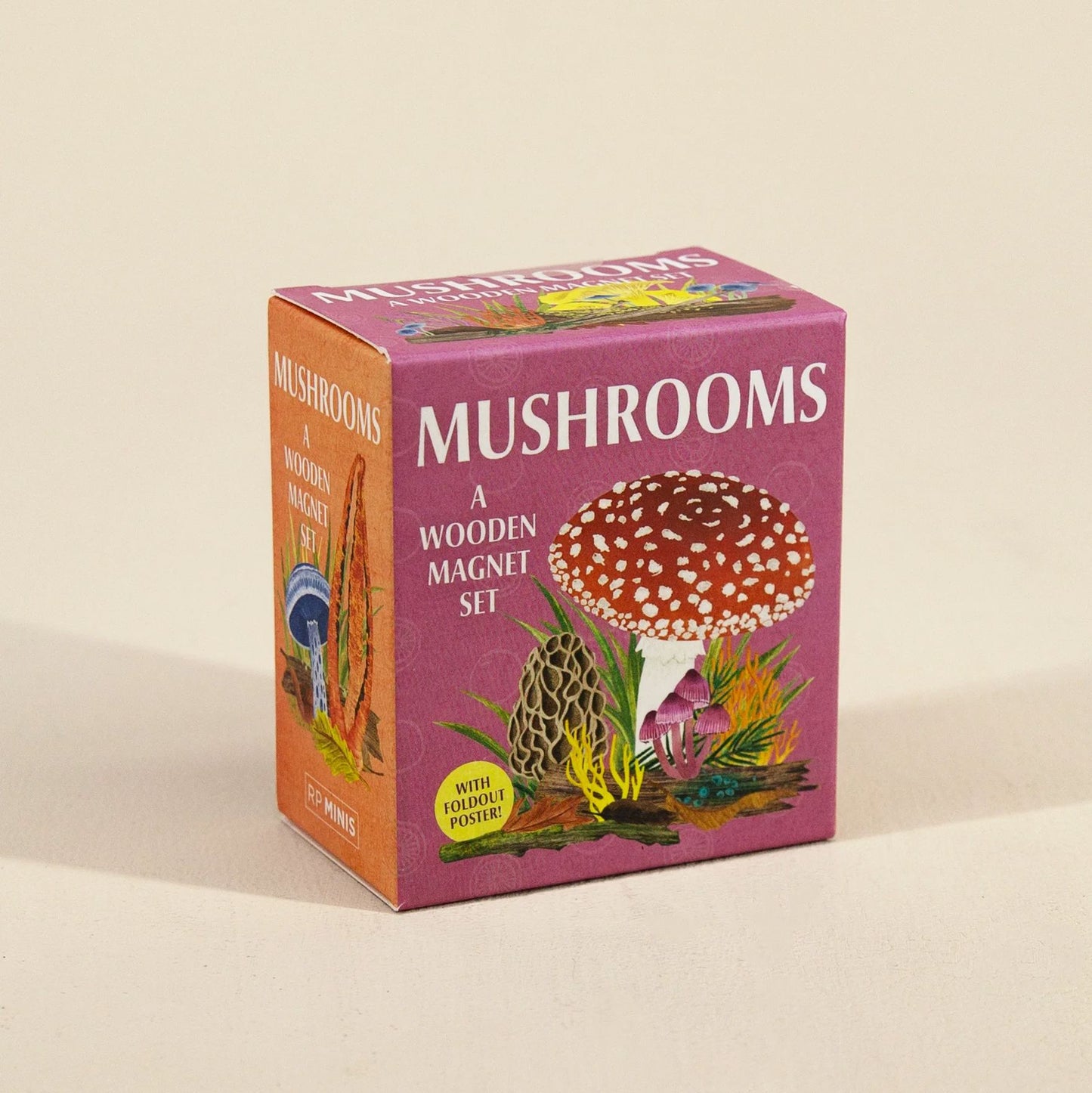 Mushrooms - A Wooden Magnet Set Magnet Set Beaglier Books