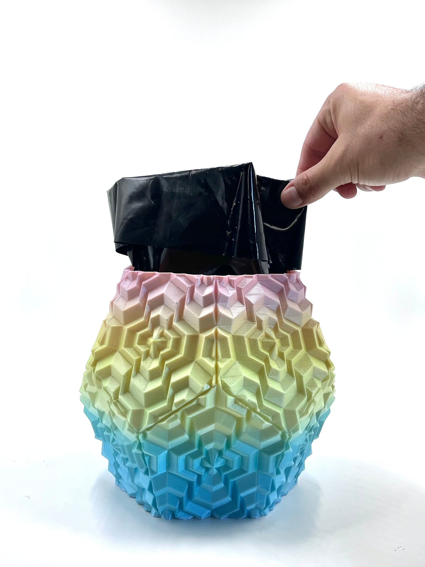 Noa Vase Rainbow (Blue, Yellow & Pink) simple My Store