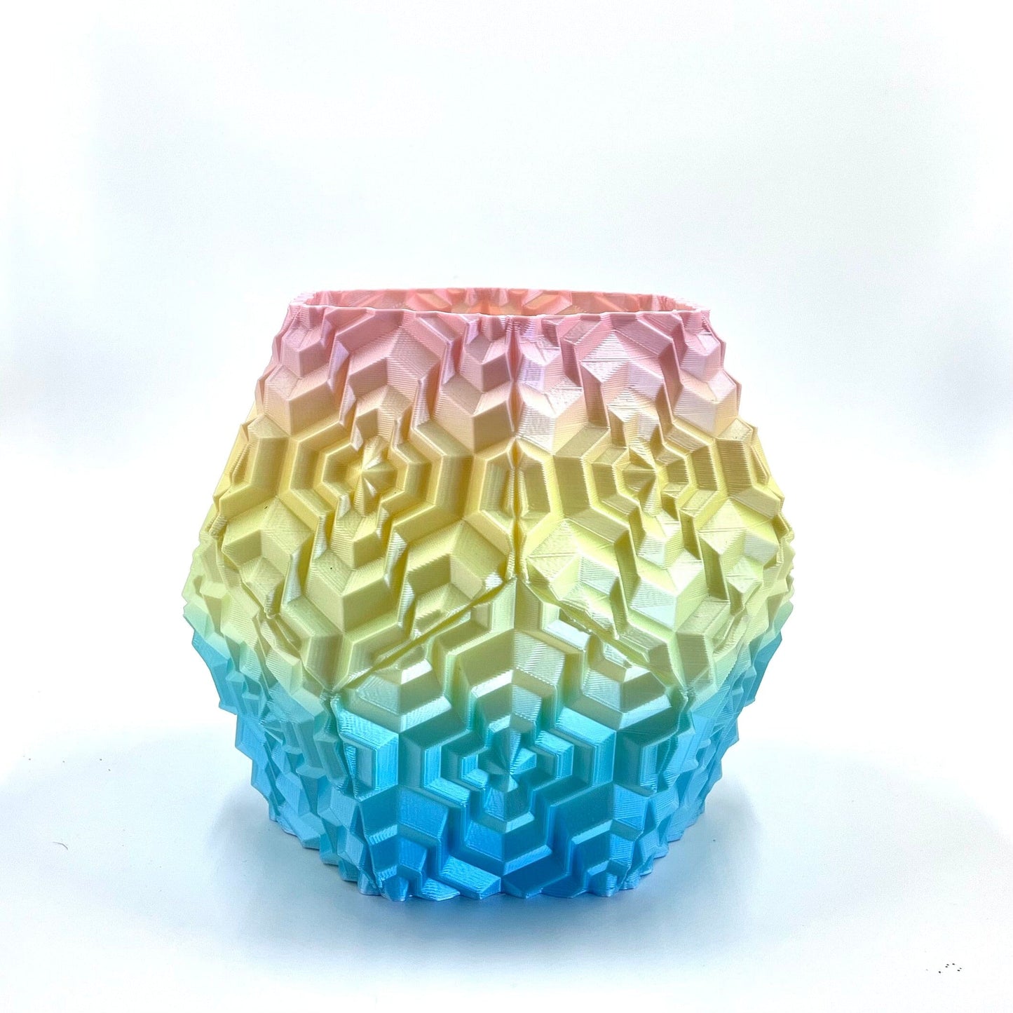 Noa Vase Rainbow (Blue, Yellow & Pink) simple My Store