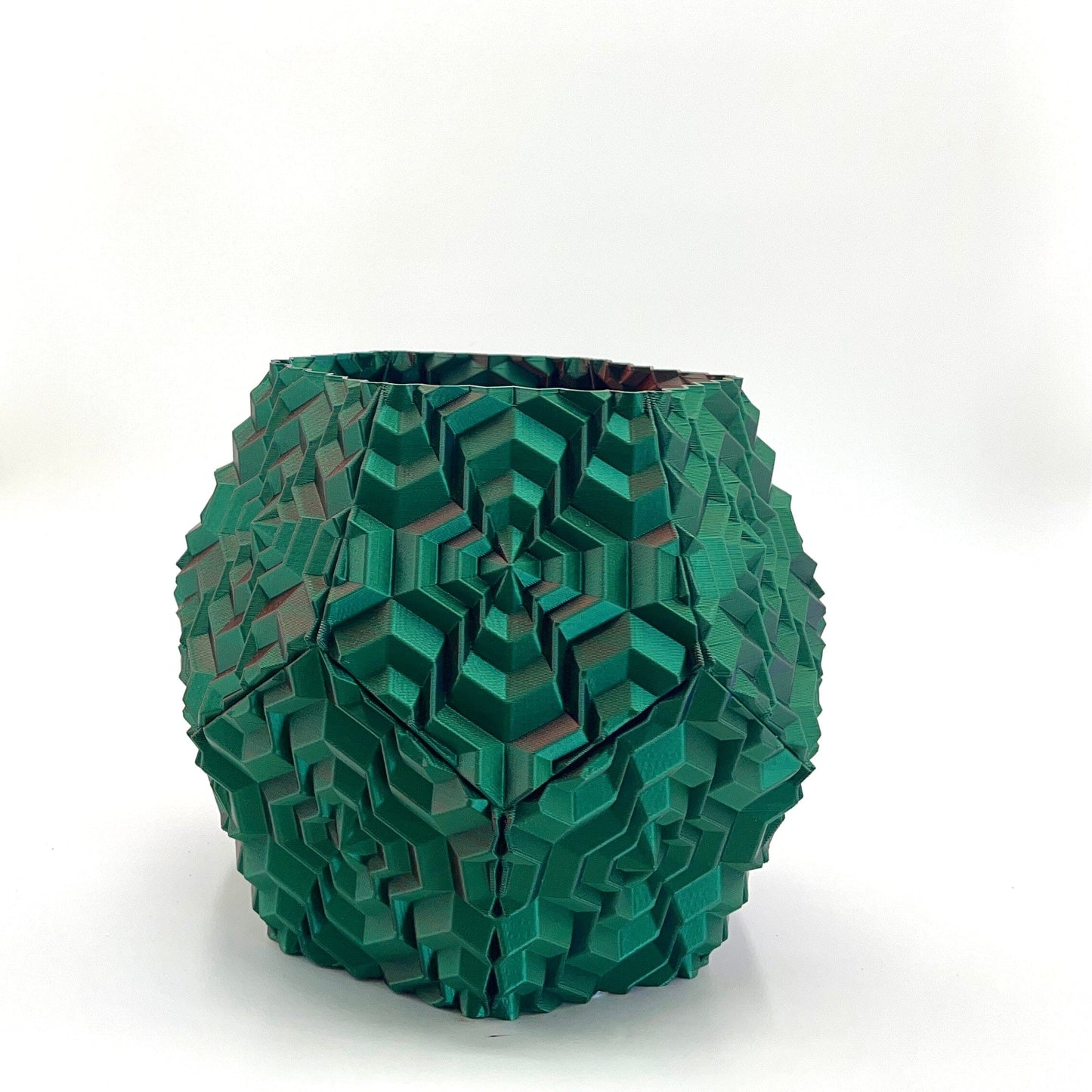 Noa Vase Tricolor - Green, Purple & Copper simple My Store