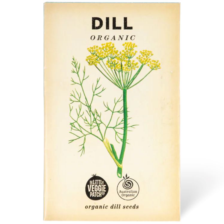Organic Dill "Bouquet" Seeds Herb Seeds The LIttle Vege Patch Co