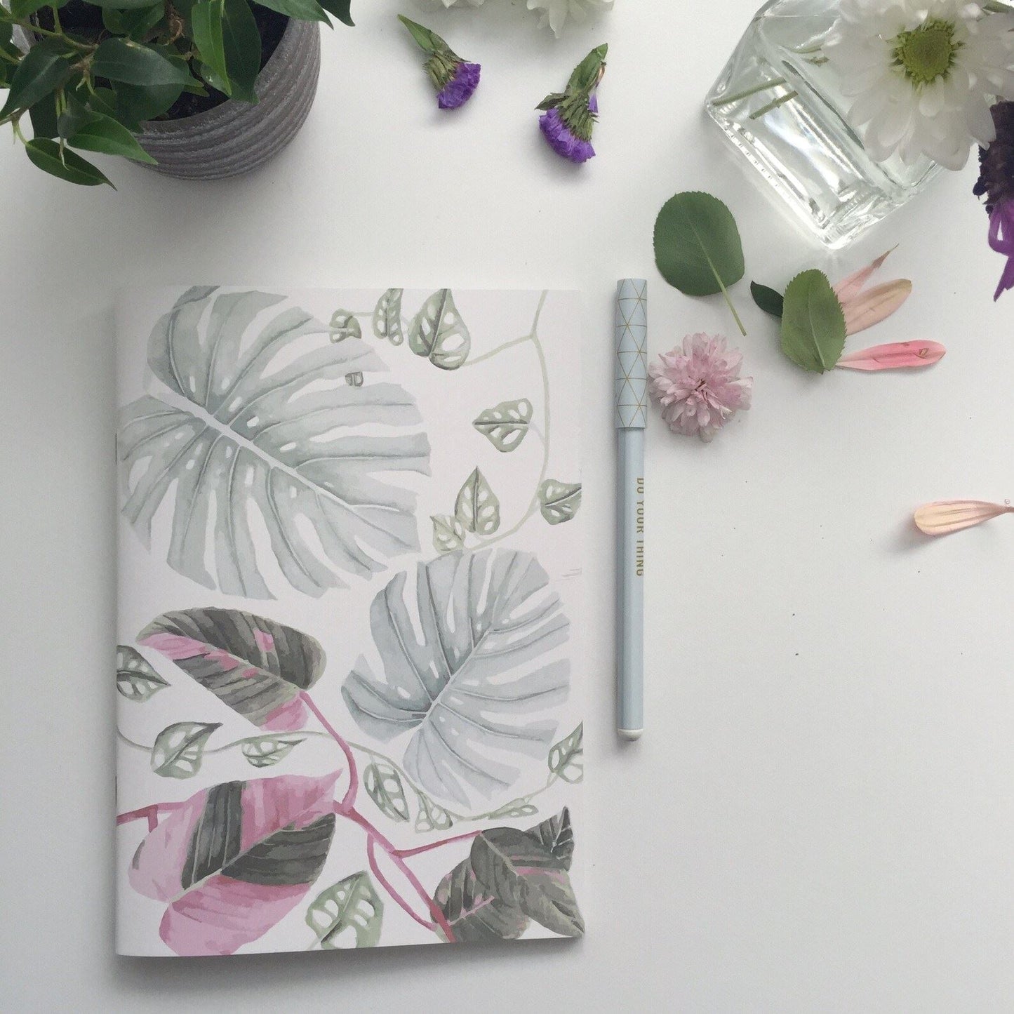Pink Princess Notebook Notebook Hayley Morgan - Art Botanic
