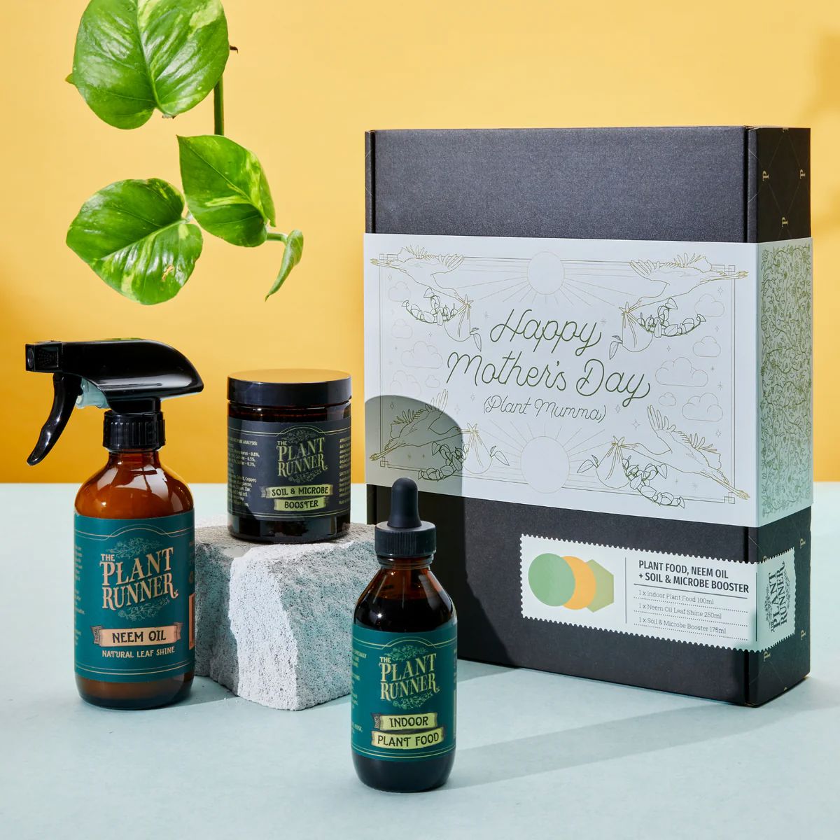 The Plant Runner Plant Care Booster Kit - Mother's Day Plant Care Kit The Plant Runner