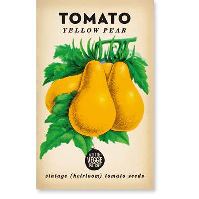 Tomato 'Yellow Pear' Heirloom Seeds Vegetable Seeds The LIttle Vege Patch Co