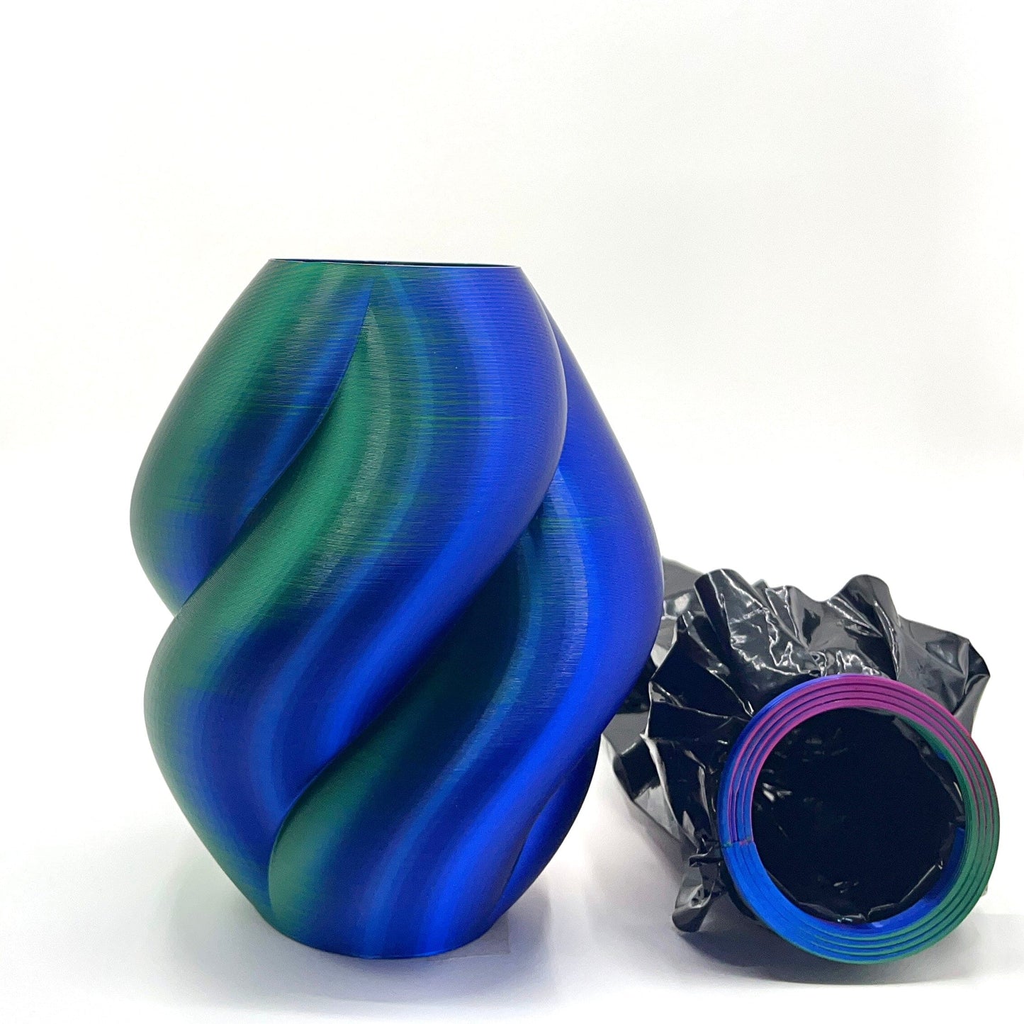 Wahari Vase Tricolor - Blue, Green & Pink Plant pot My Store