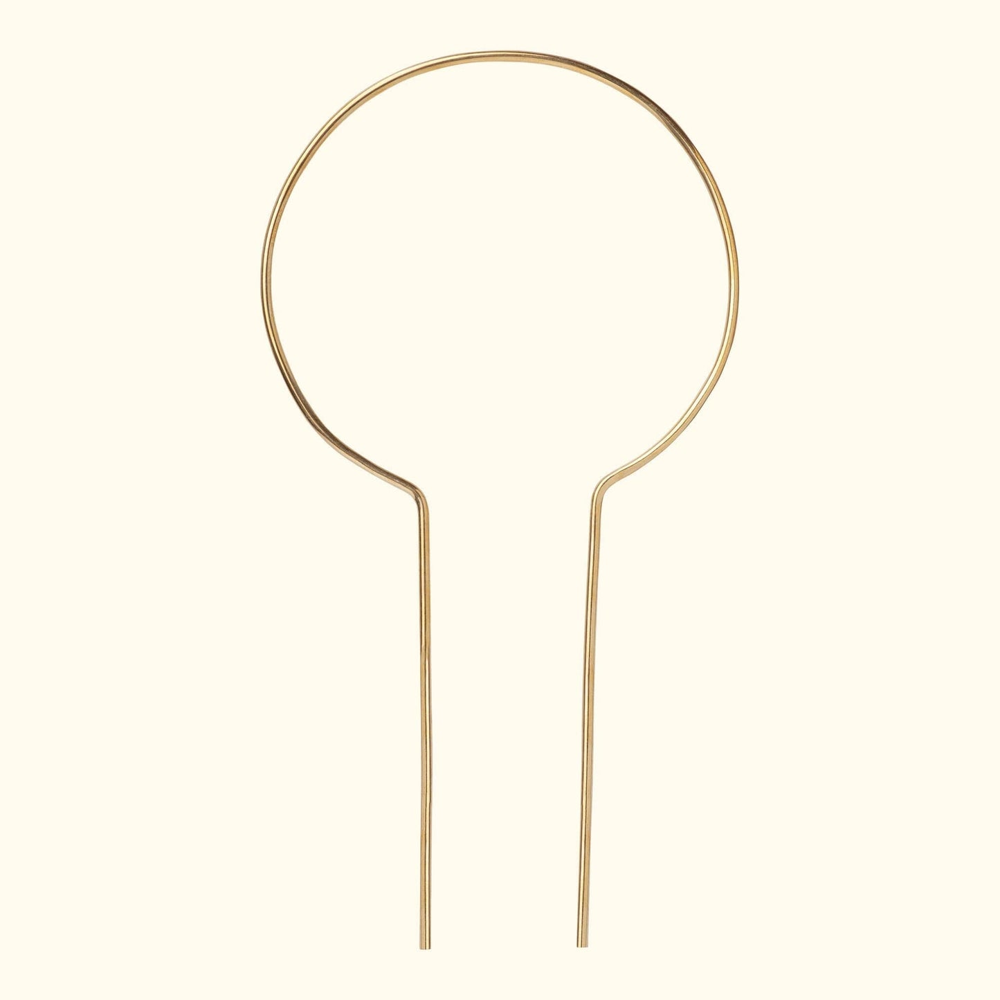 Brass Plant Stake - Circle Plant Stake The Plant Runner