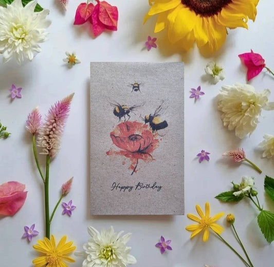 Happy Birthday Bees - Wildflower Seeds Seeds Bee Kind Australia