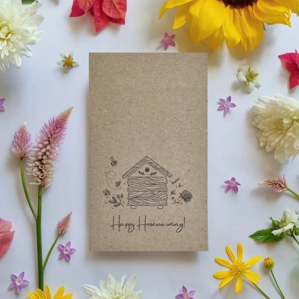 Happy Housewarming - Mixed Flower Seeds Seeds Bee Kind Australia