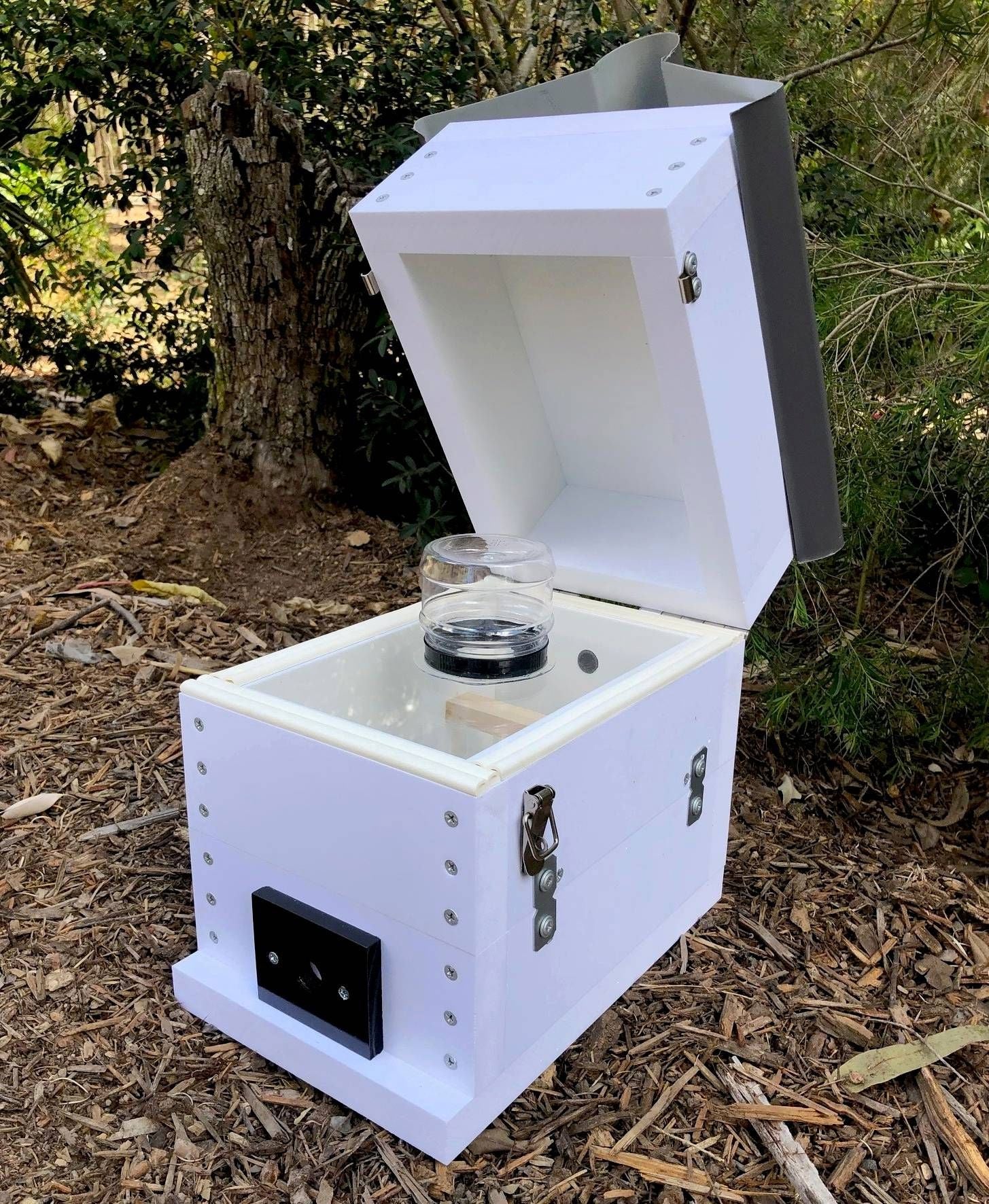 ABeeC Hives OATH Beehive Stingless Native Beehive Honey Jar Hinged with Roof Native Beehive ABeeC Hives 