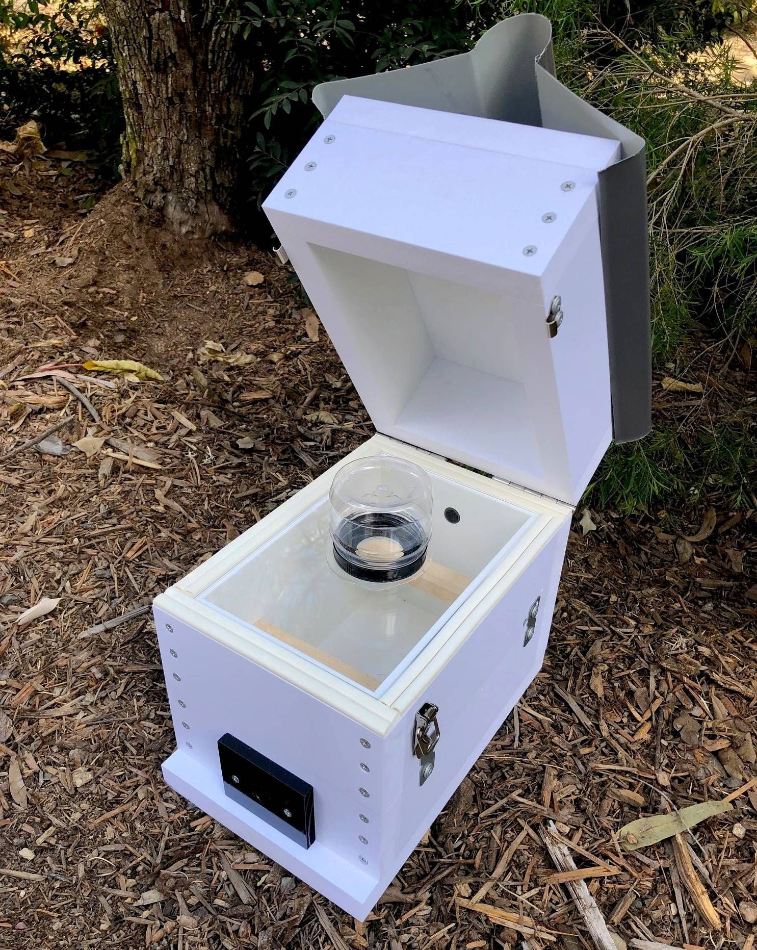 ABeeC Hives OATH Beehive Stingless Native Beehive Honey Jar Hinged with Roof Native Beehive ABeeC Hives 