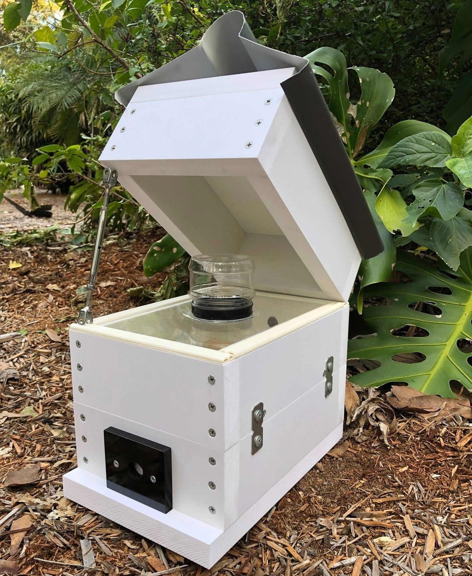 ABeeC Hives OATH Beehive Stingless Native Beehive Perspex Honey Jar with Roof Native Beehive ABeeC Hives 