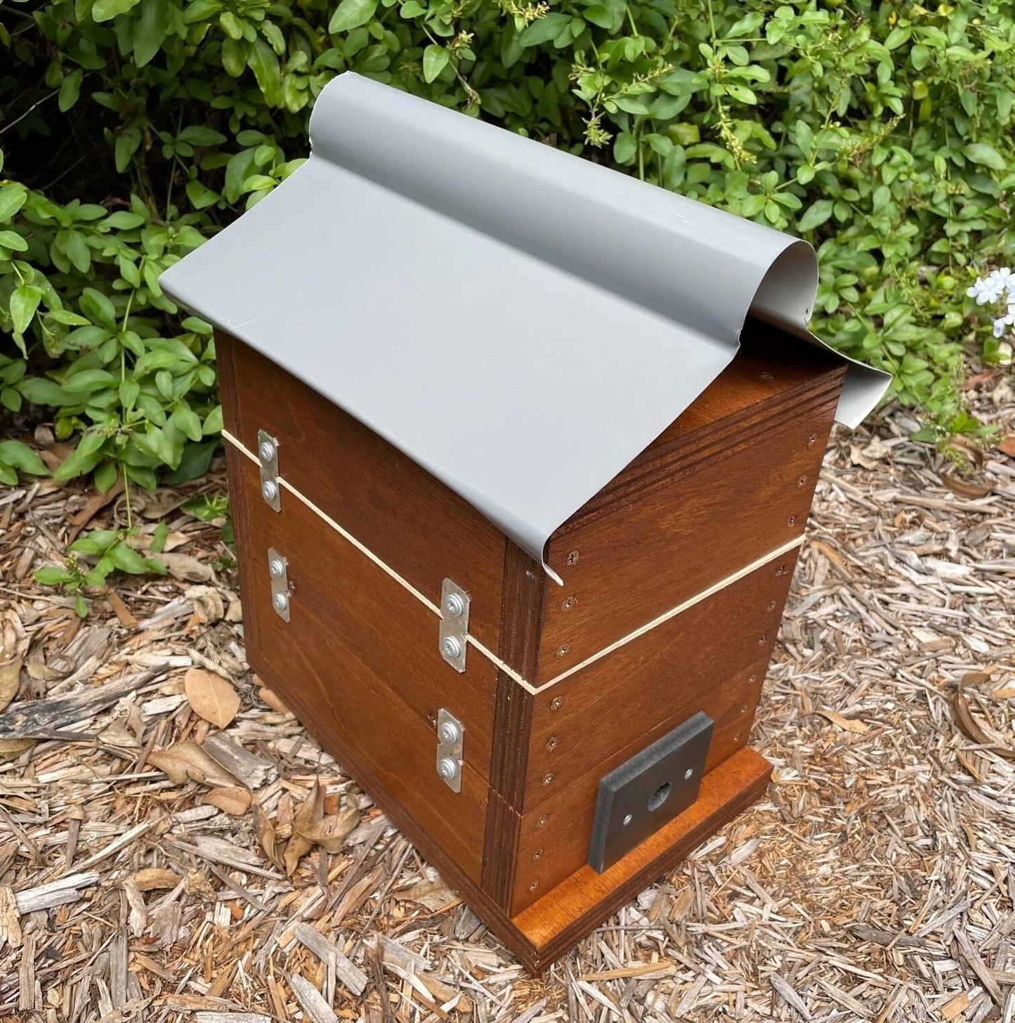 ABeeC Hives Stained OATH Beehive Stingless Native Beehive Honey Super With Roof Native Beehive Plant Folk Store 