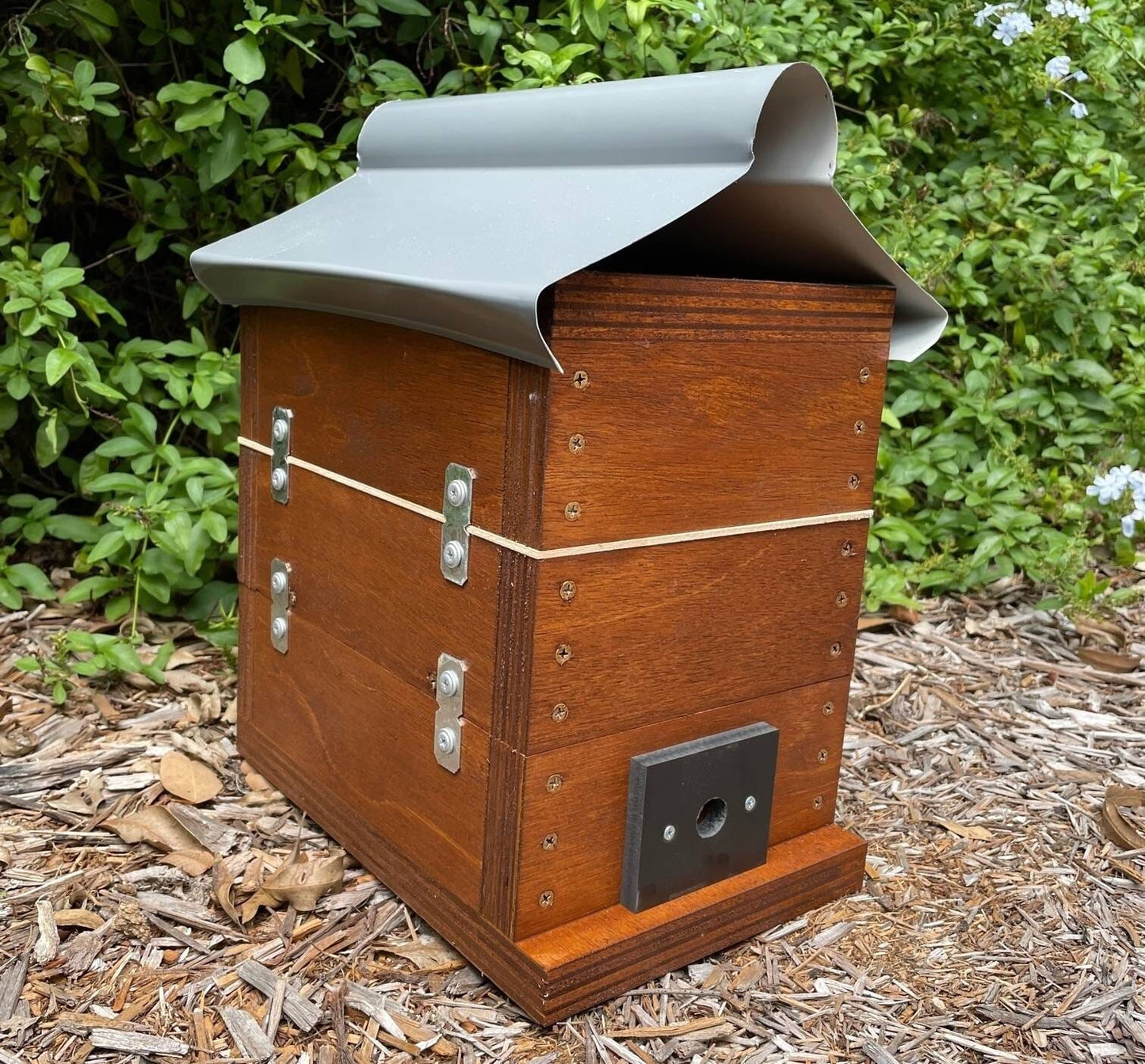 ABeeC Hives Stained OATH Beehive Stingless Native Beehive Honey Super With Roof Native Beehive Plant Folk Store 