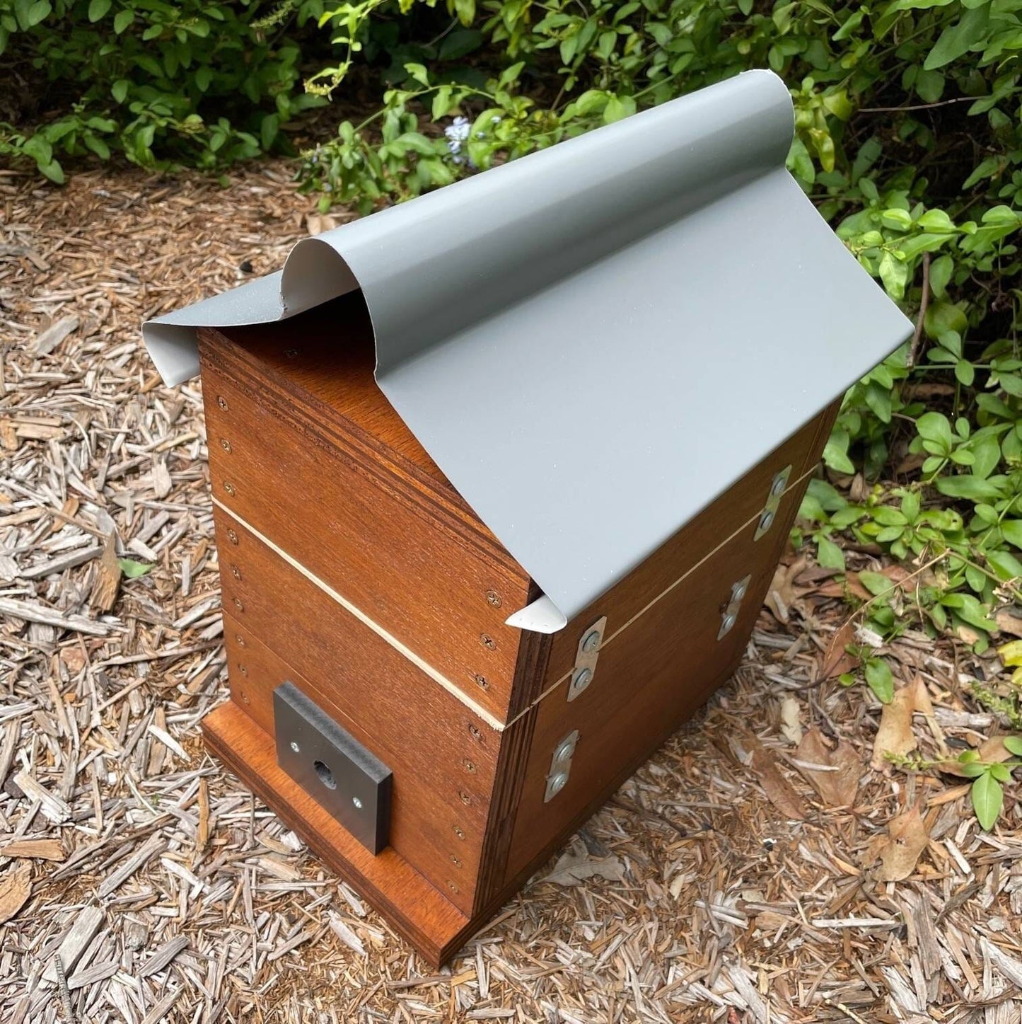 ABeeC Hives Stained OATH Beehive Stingless Native Beehive Honey Super With Roof Native Beehive Plant Folk Store 