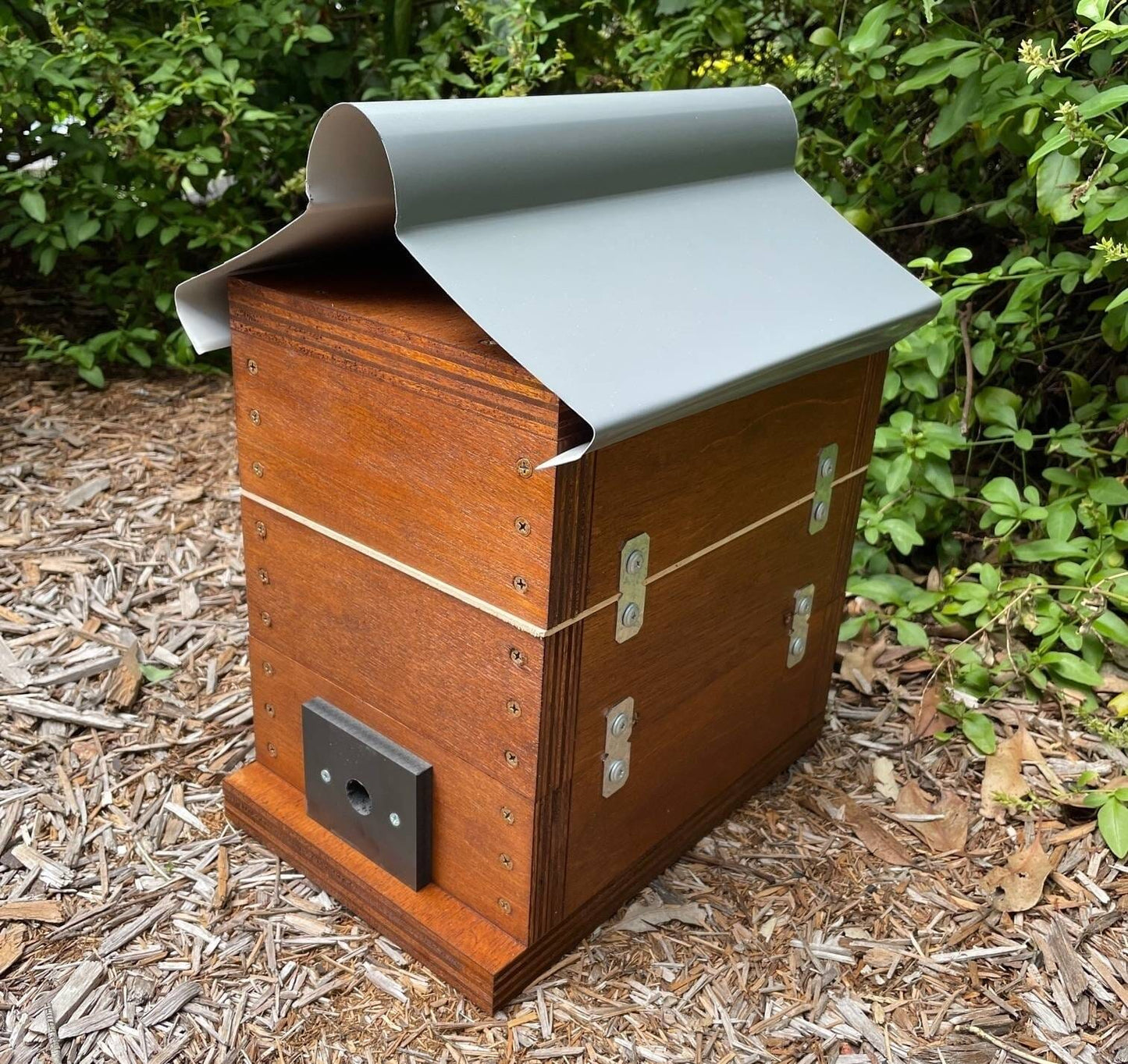 ABeeC Hives Stained OATH Beehive Stingless Native Beehive Honey Super With Roof Native Beehive Plant Folk Store 