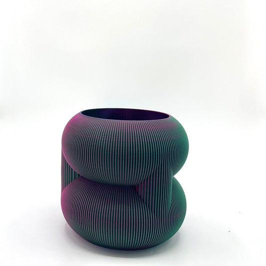 Arawari Vase Tricolour - Blue, Green & Pink Plant pot My Store 