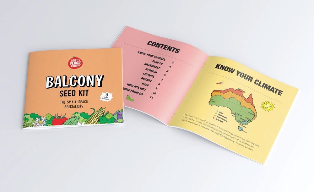 Balcony Seed Kit Seed Kit The LIttle Vege Patch Co 
