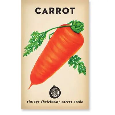 Carrot "Baby Amsterdam" Heirloom Seeds Vegetable Seeds The LIttle Vege Patch Co 