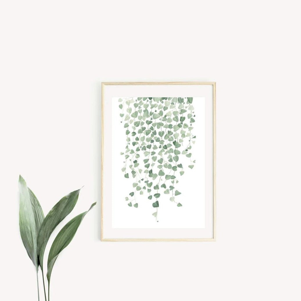 Chain of Hearts Print Print Plant Folk Store 