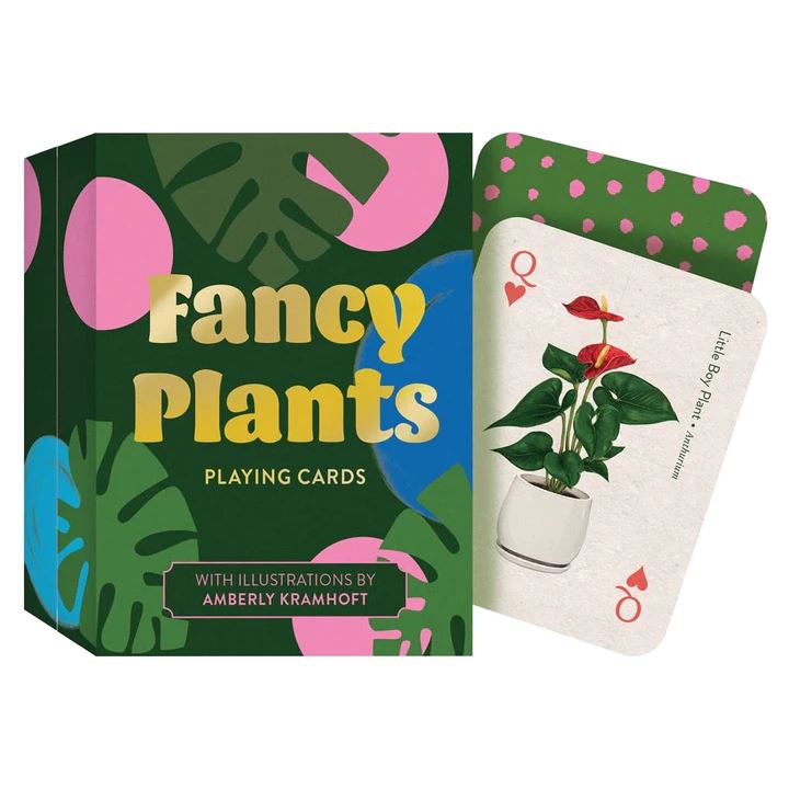 Fancy Plants Playing Cards Deck of Cards Beaglier Books 