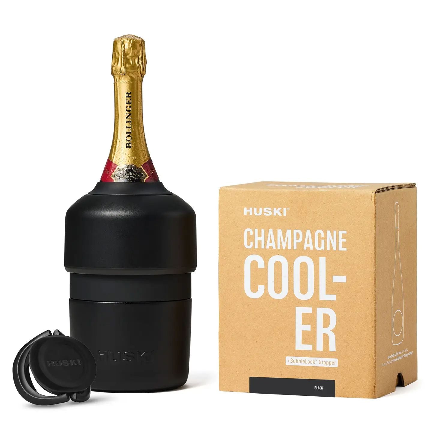 Huski Champagne Cooler - Black Champagne Cooler Huski 