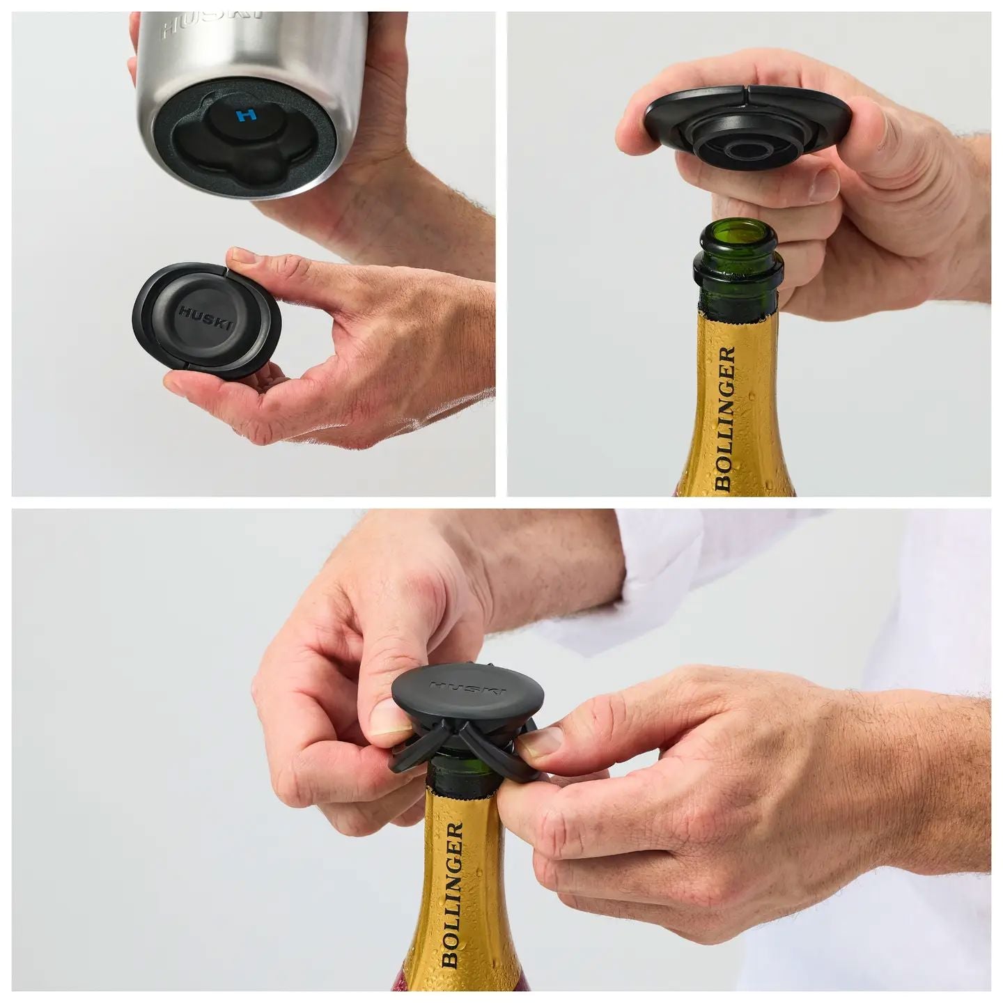 Huski Champagne Cooler - Black Champagne Cooler Huski 