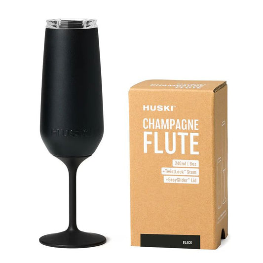 Huski Champagne Flute - Black Champagne Flute Huski 