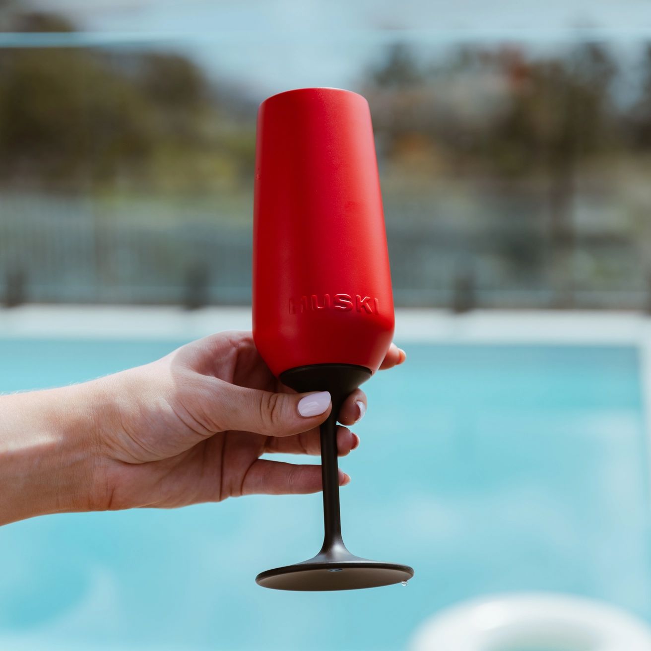 Huski Champagne Flute - Red (Limited Release) Champagne Flute Huski 