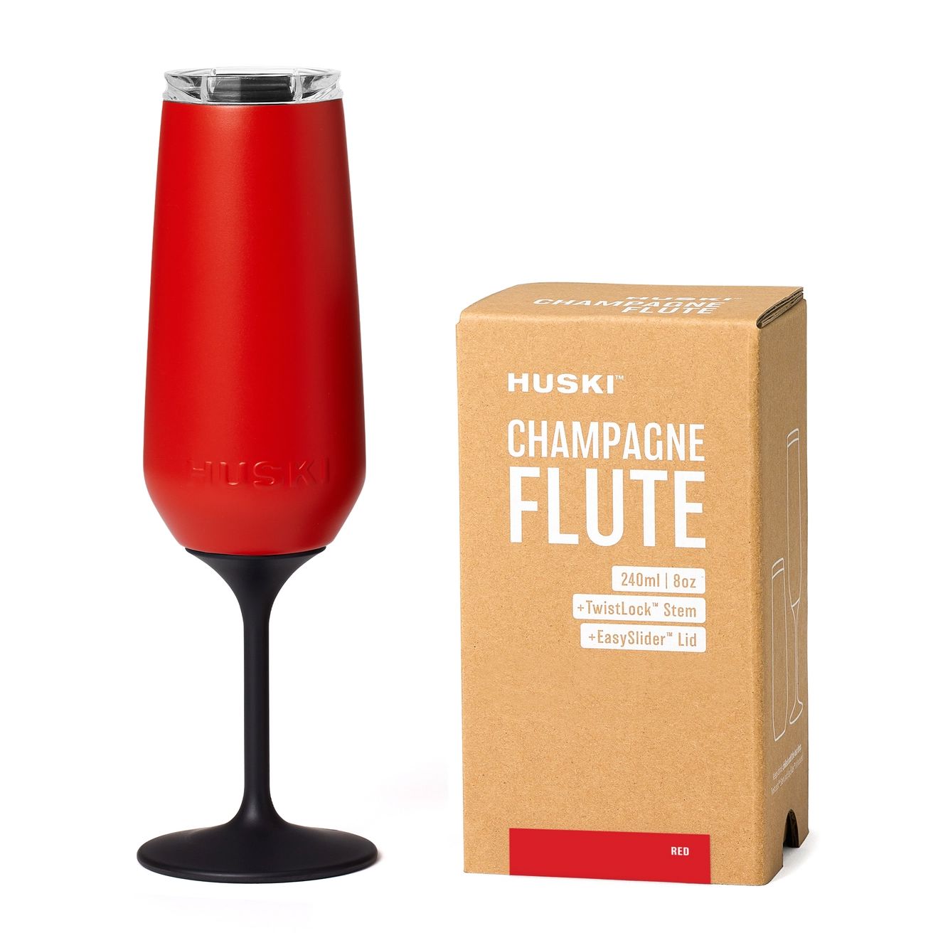 Huski Champagne Flute - Red (Limited Release) Champagne Flute Huski 