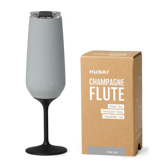 Huski Champagne Flute - Stone Grey Champagne Flute Huski 