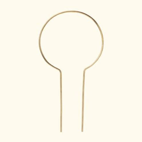 Ivy Muse Brass Plant Stake - Circle Plant Stake The Plant Runner 