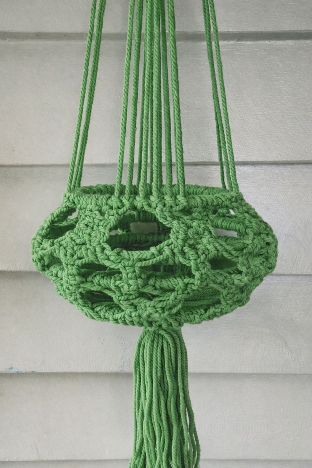 Macrame Plant Hanger - Moss Macrame Hanging Planter Plant Folk 