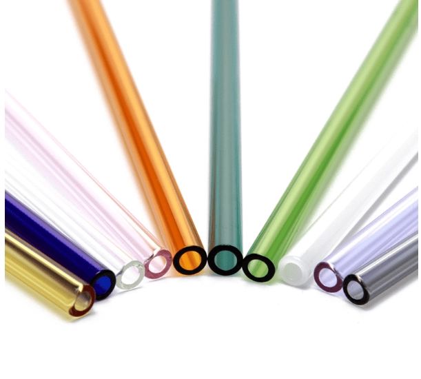 Re-useable Glass Drinking Straws - Pk 8 Drinking Straws Us & The Earth 