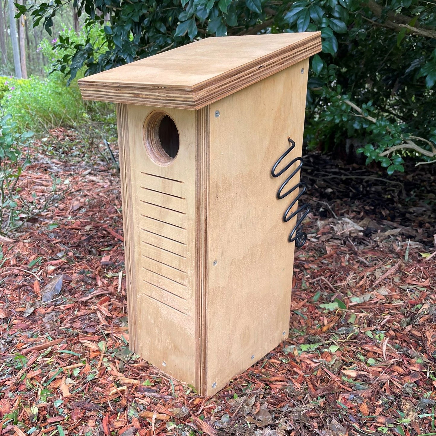 Small Parrot Nest Box – Rainbow Lorikeet, Red-Rumped Parrot & Treecreeper Bird Nesting Box ABeeC Hives 