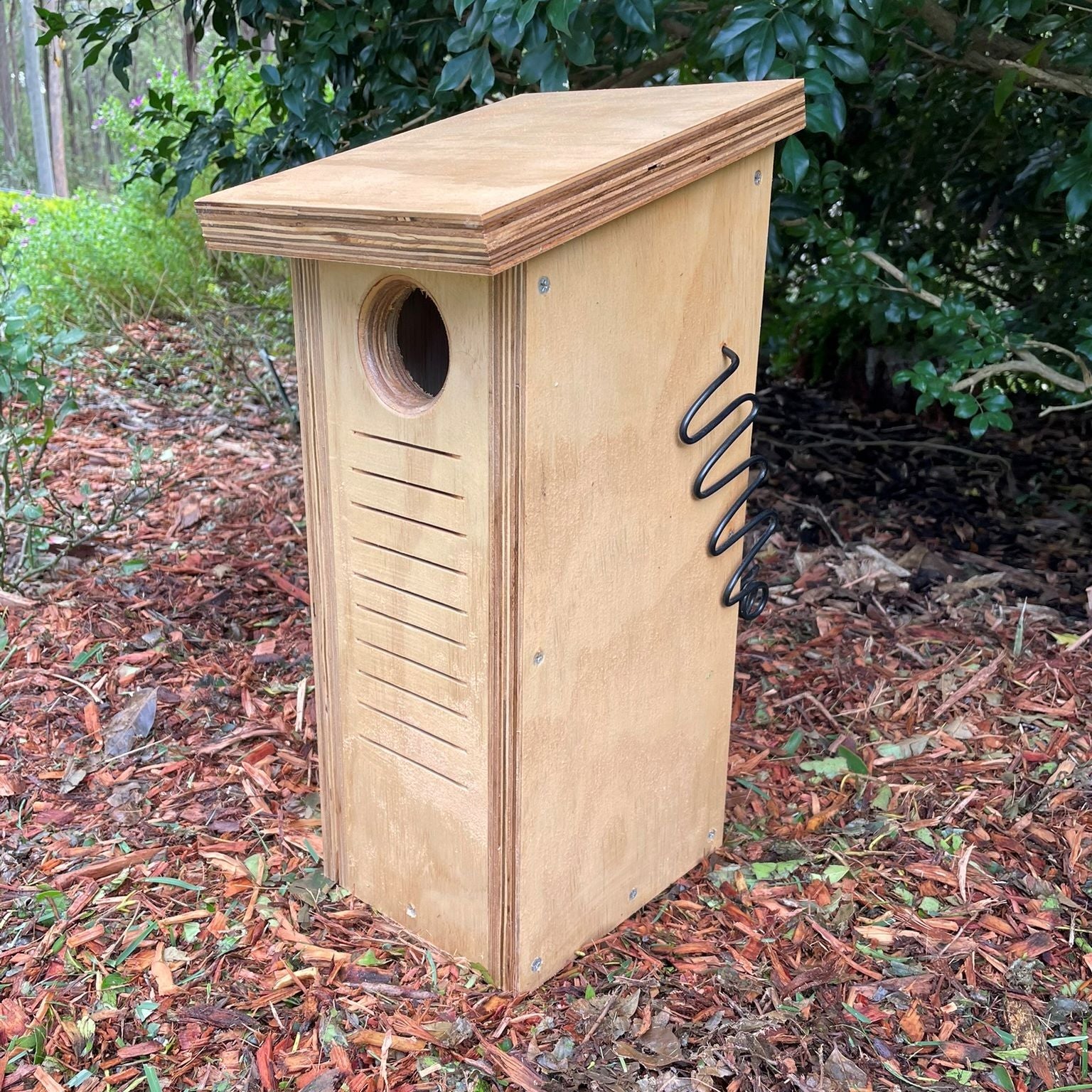 Small Parrot Nest Box – Rainbow Lorikeet, Red-Rumped Parrot & Treecreeper Bird Nesting Box ABeeC Hives 