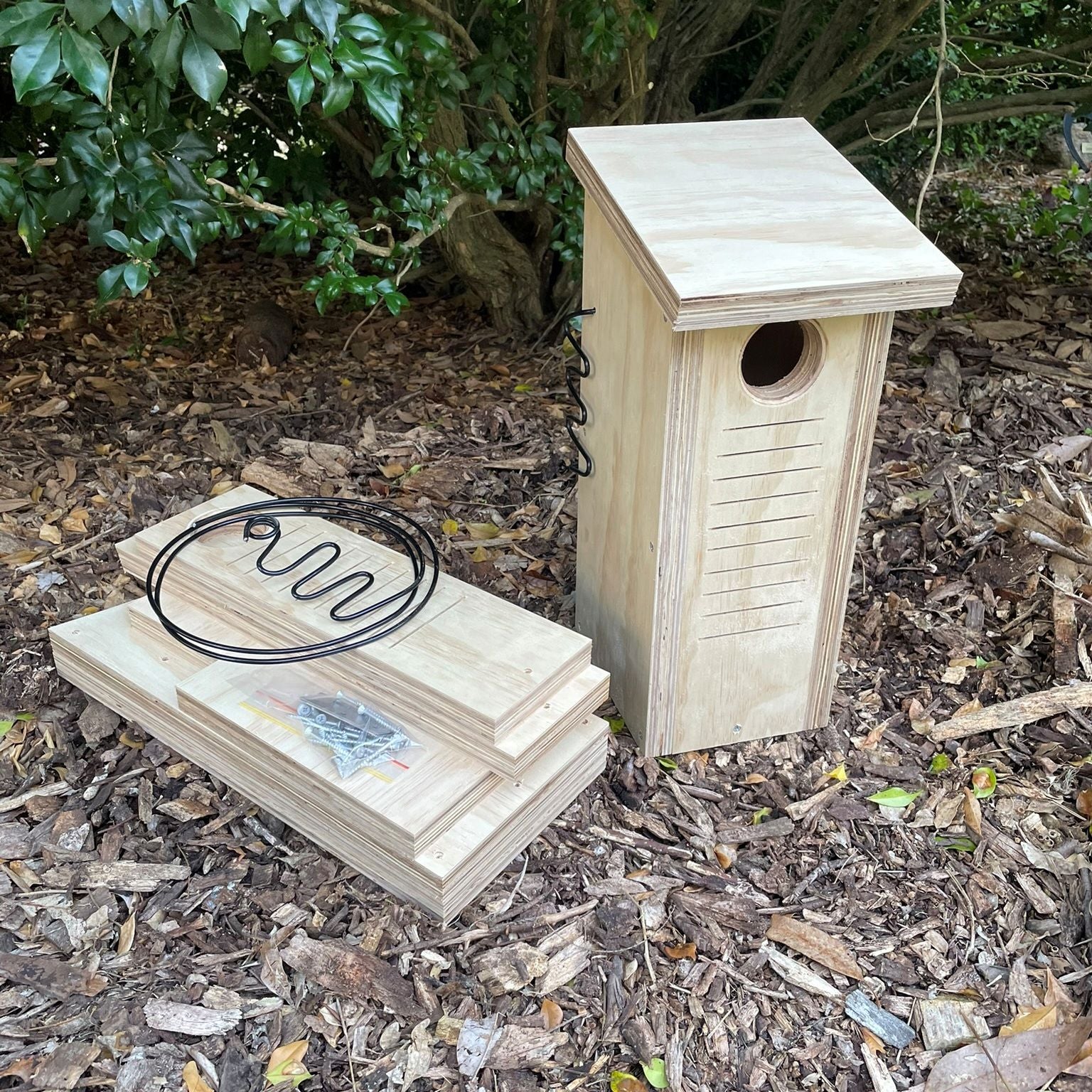 Small Parrot Nest Box – Rainbow Lorikeet, Red-Rumped Parrot & Treecreeper Bird Nesting Box ABeeC Hives 