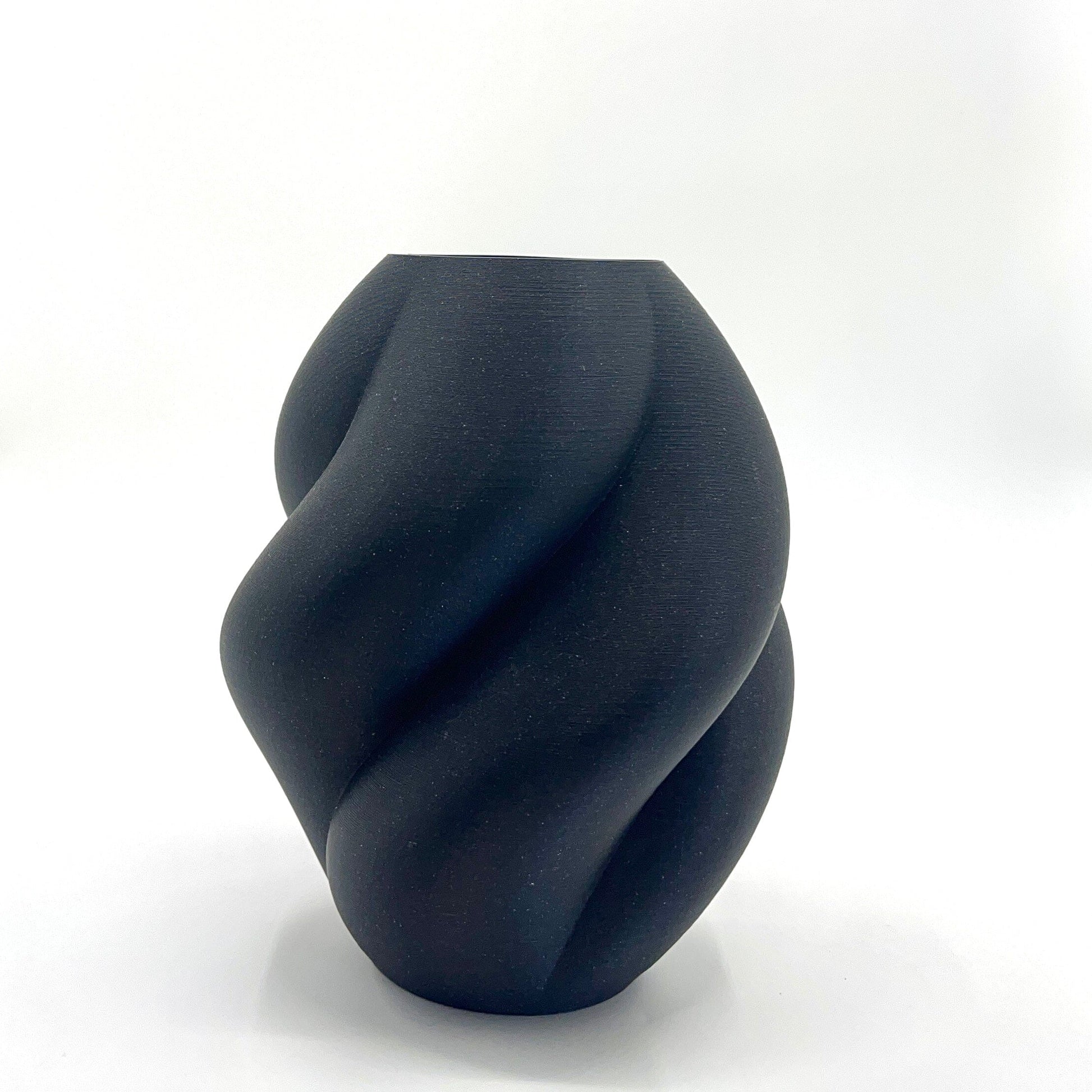 Wahari Vase Sparkly Black Plant pot My Store 