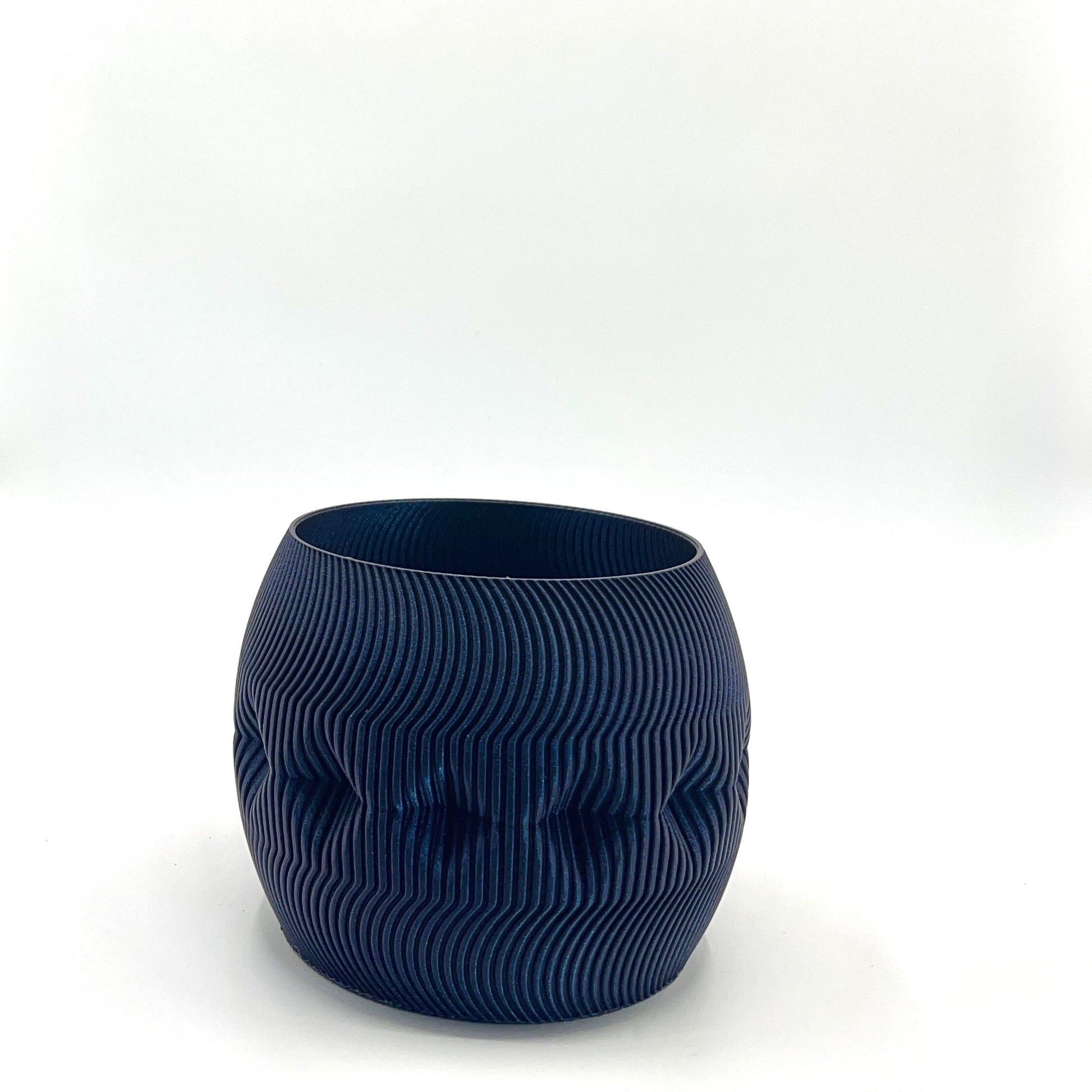 Yawe Vase Sparkly Dark Blue Plant pot My Store 